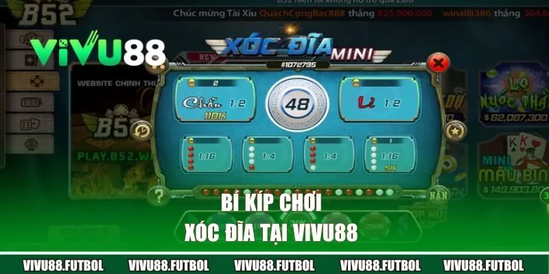 Bí kíp chơi Xóc Đĩa tại Vivu88